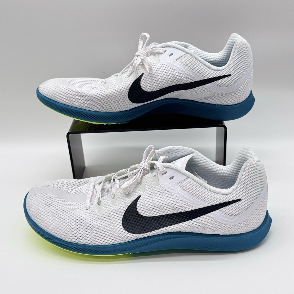 Size 11.5M- Nike Zoom Rival Distance‎ Track Spikes White Spruce